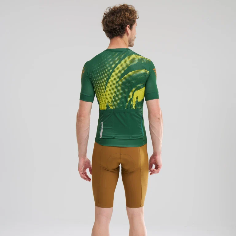 Maillot MAVIC AKSIUM GRAPHIC Manches Courtes Vert/Jaune - Image 4