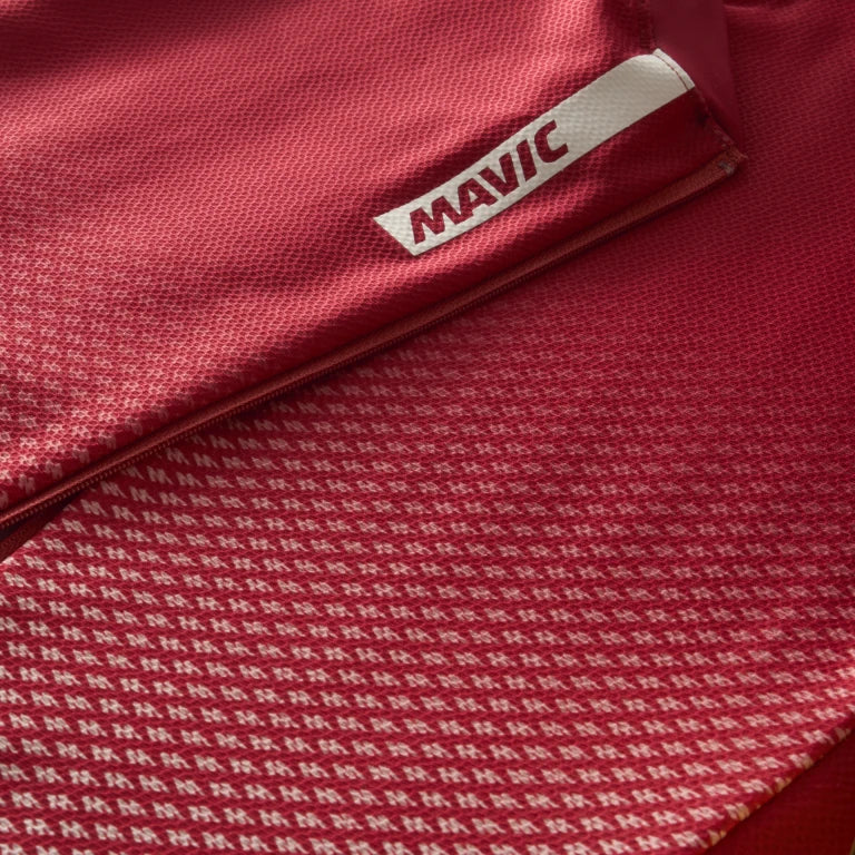 Maillot MAVIC AKSIUM Manches Courtes Femme Rouge - Image 3
