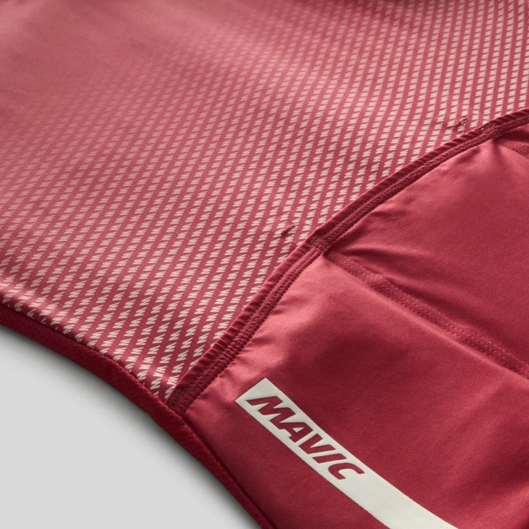 Maillot MAVIC AKSIUM Manches Courtes Femme Rouge - Image 4