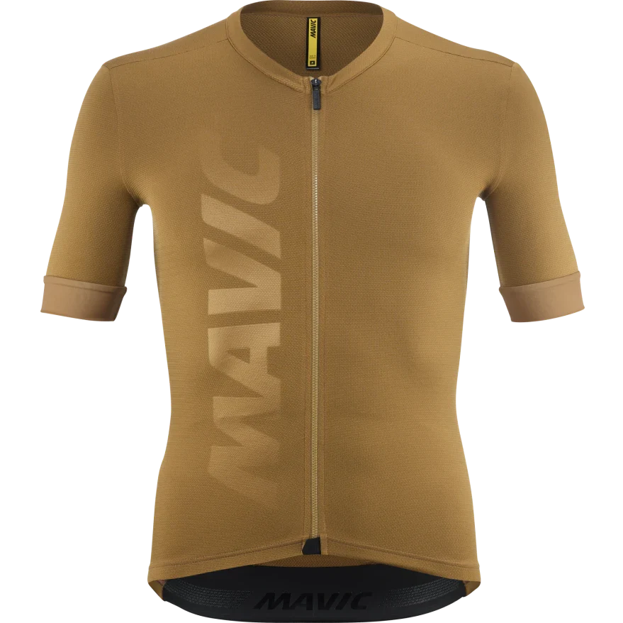 Maillot MAVIC AKSIUM Manches Courtes Marron