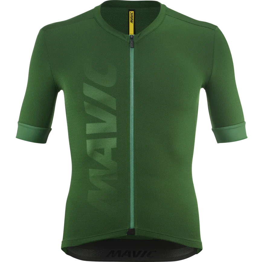 Maillot MAVIC AKSIUM Manches Courtes Vert
