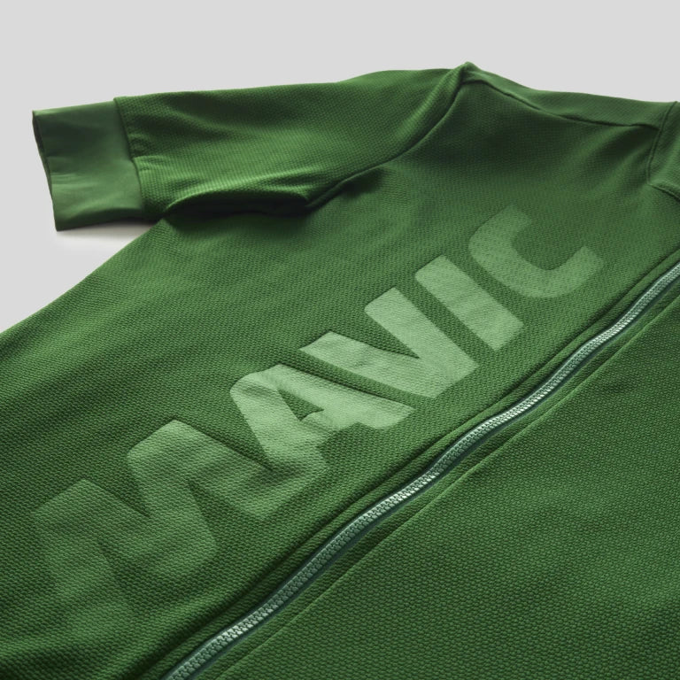 Maillot MAVIC AKSIUM Manches Courtes Vert - Image 3