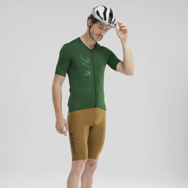 Maillot MAVIC AKSIUM Manches Courtes Vert - Image 6