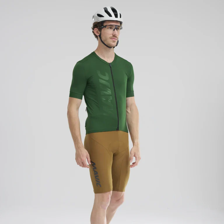 Maillot MAVIC AKSIUM Manches Courtes Vert - Image 7
