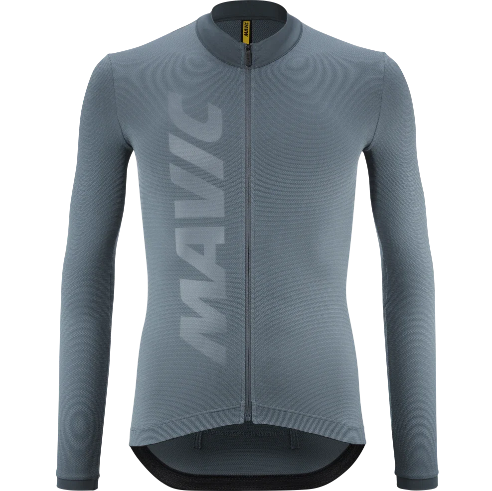 Maillot MAVIC AKSIUM Manches Longues Bleu