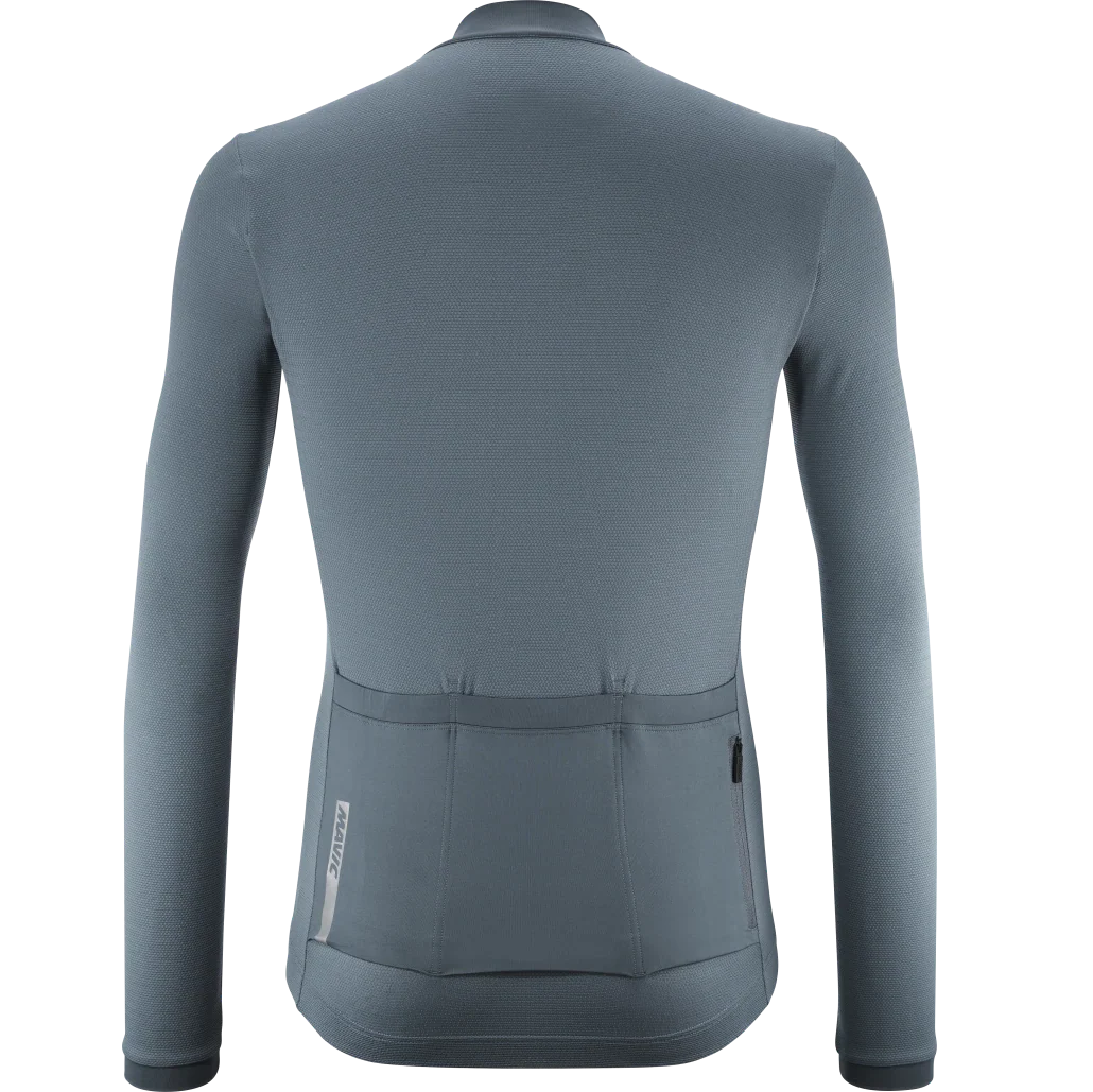 Maillot MAVIC AKSIUM Manches Longues Bleu - Image 2