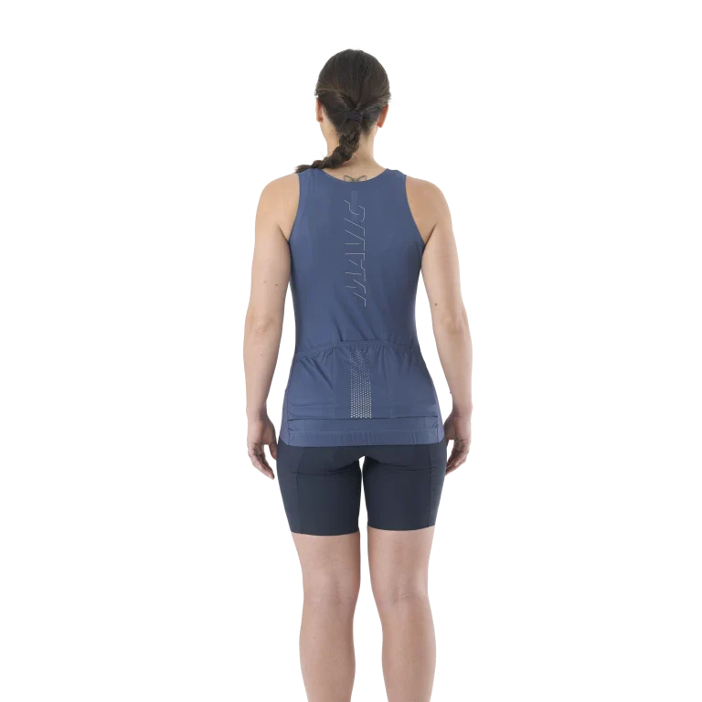 Maillot MAVIC AKSIUM Sans Manches Femme Bleu - Image 3