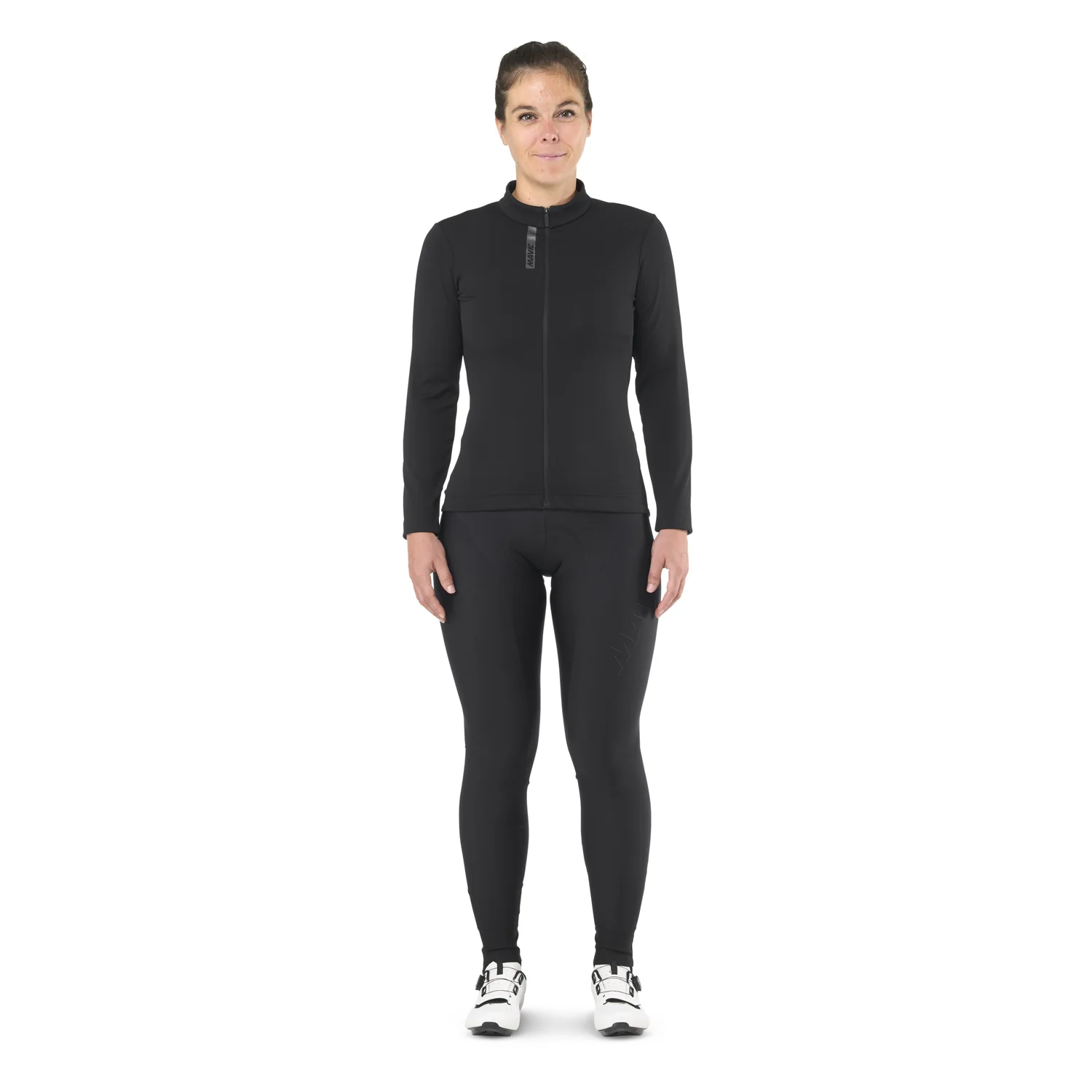 Maillot MAVIC AKSIUM THERMO Femme Manches Longues Noir - Image 3