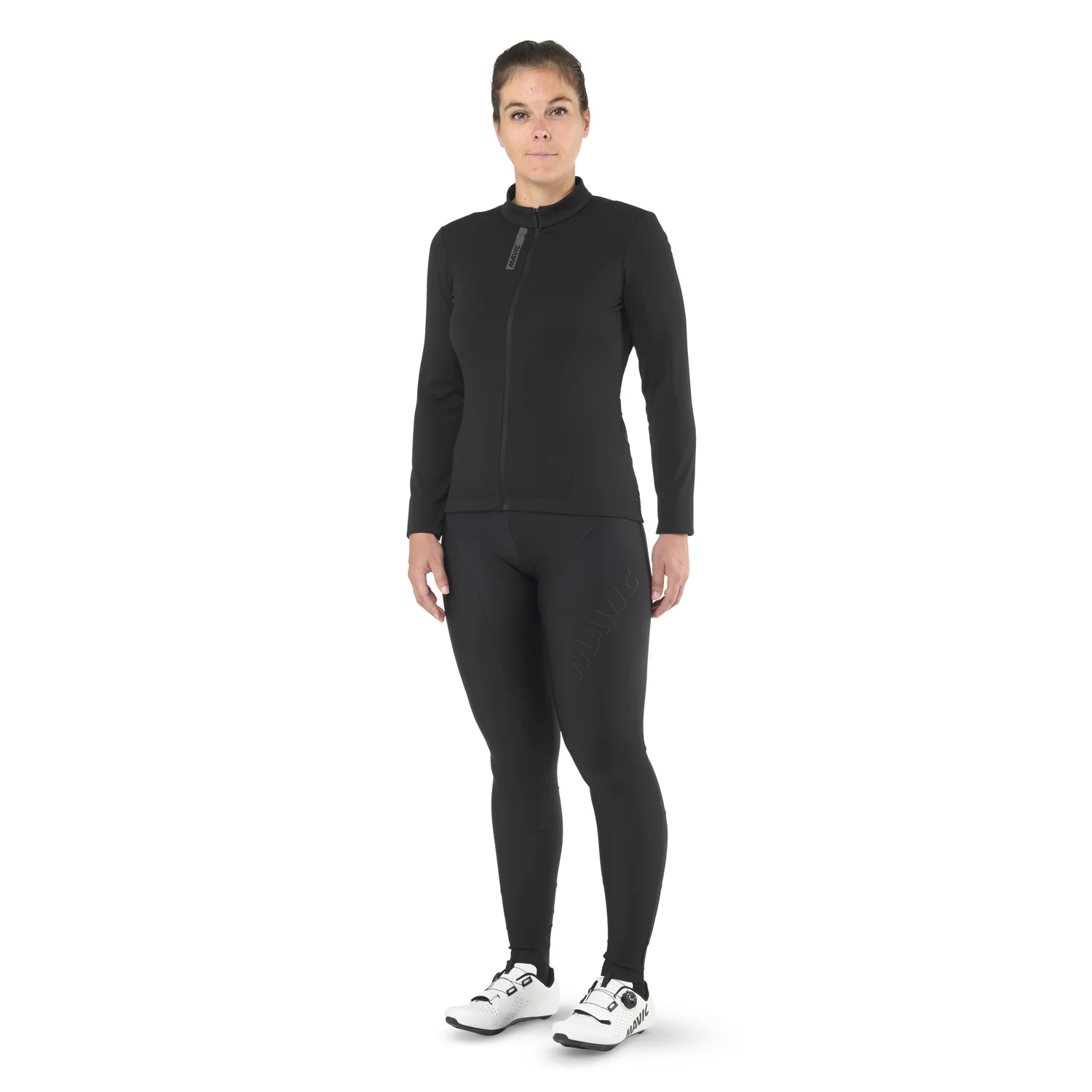 Maillot MAVIC AKSIUM THERMO Femme Manches Longues Noir - Image 4