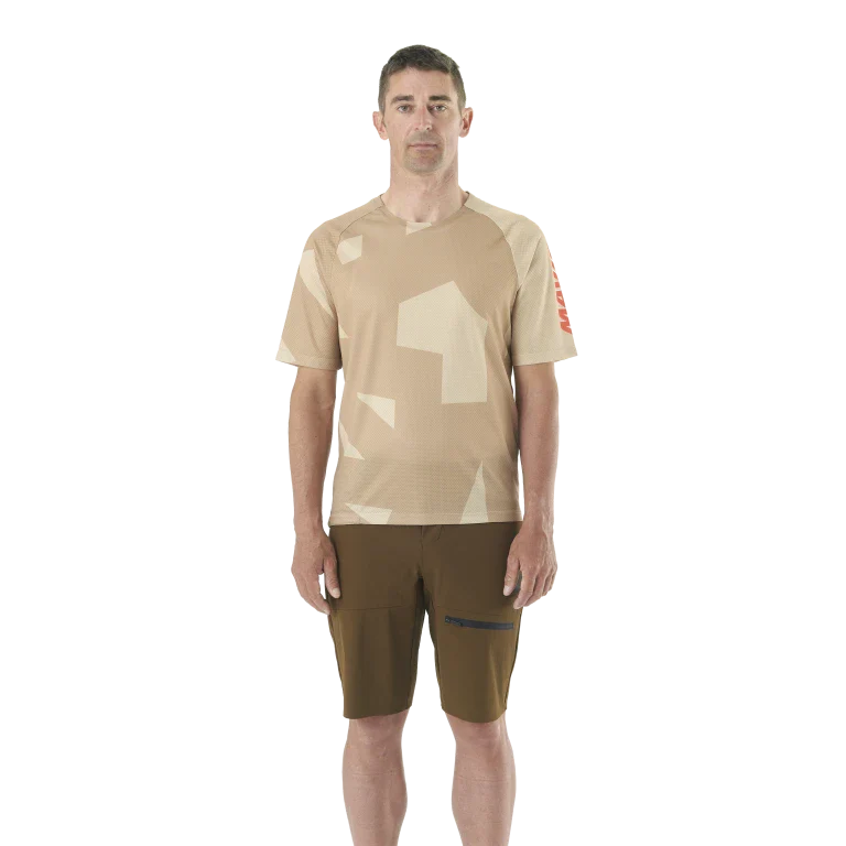 Maillot MAVIC DEEMAX ENDURO Manches Courtes Camo Beige - Image 3