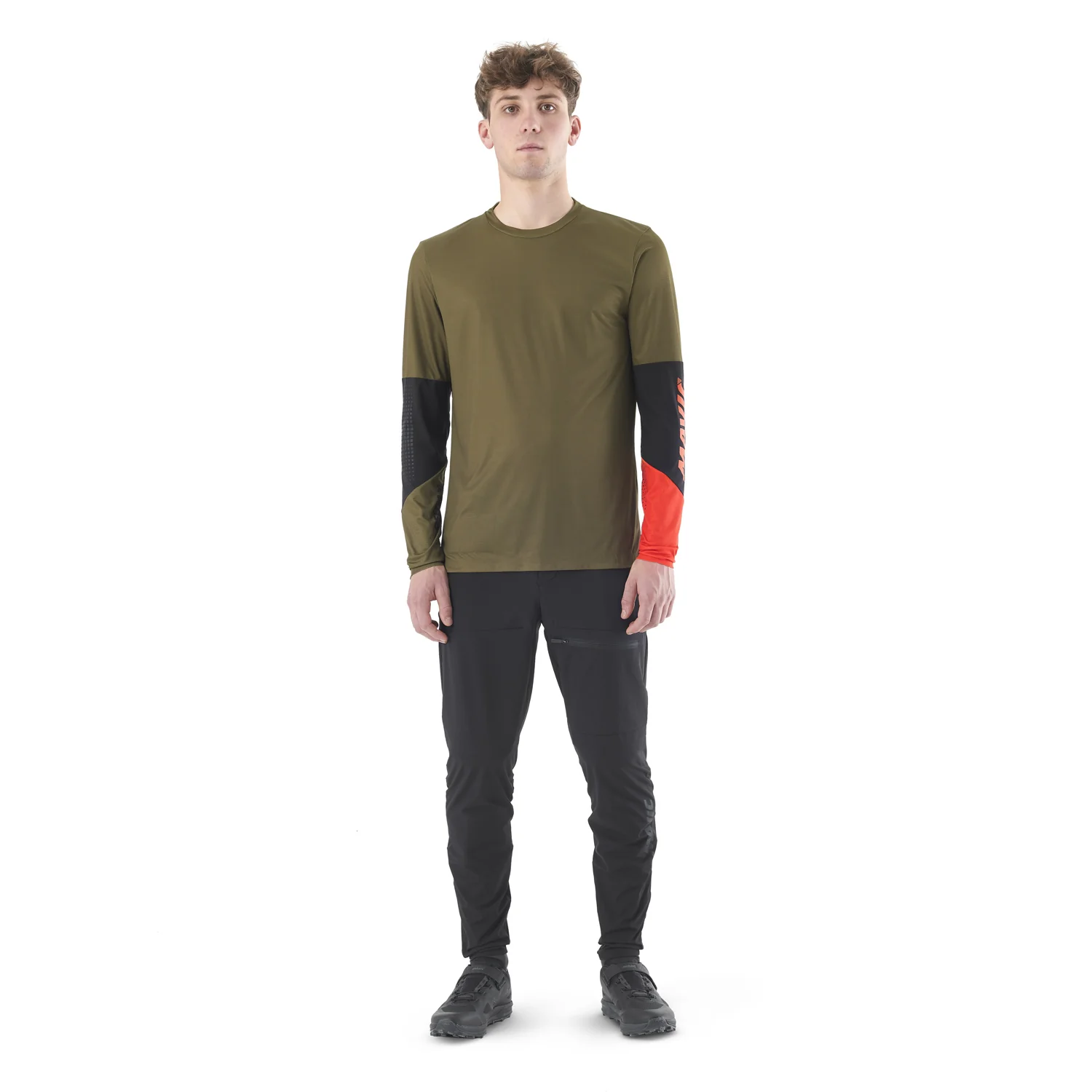 Maillot MAVIC DEEMAX ENDURO PRO Manches Longues Kaki - Image 3