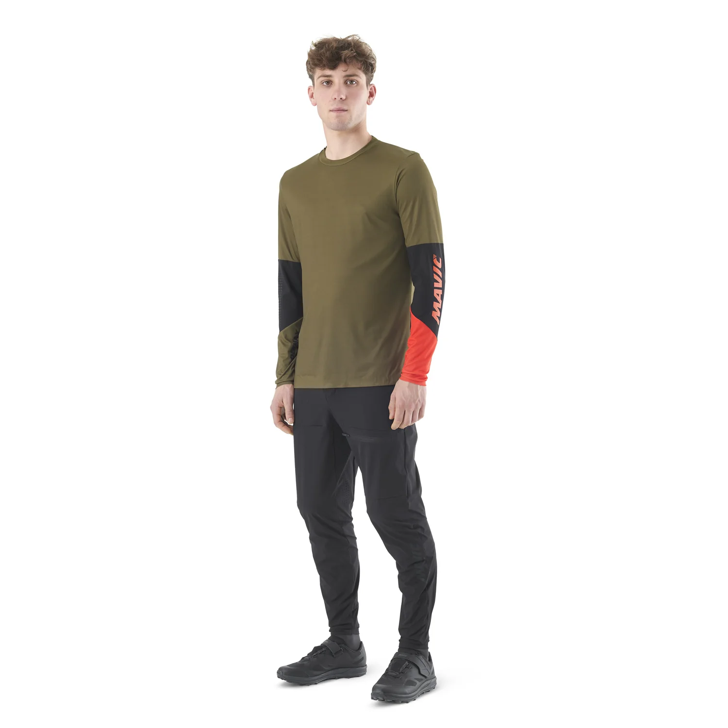 Maillot MAVIC DEEMAX ENDURO PRO Manches Longues Kaki - Image 4
