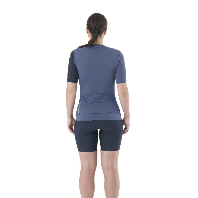 Maillot MAVIC ESSENTIAL Manches Courtes Femme Bleu - Image 3