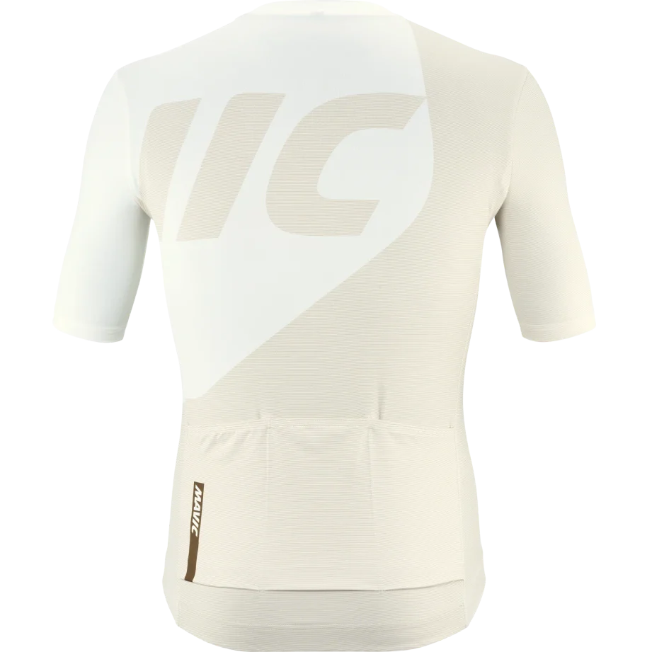 Maillot MAVIC ICON GRAPHIC Manches Courtes Beige - Image 2