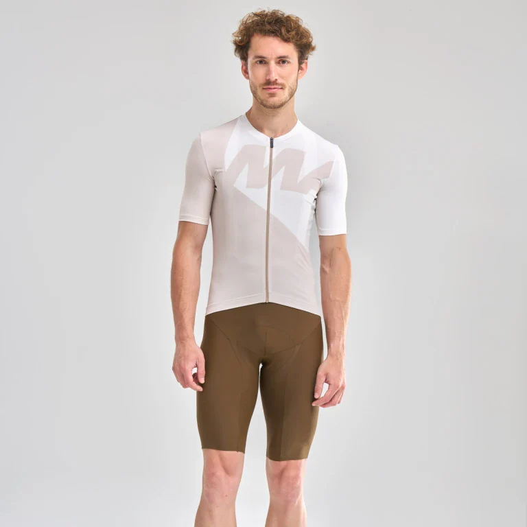 Maillot MAVIC ICON GRAPHIC Manches Courtes Beige - Image 3