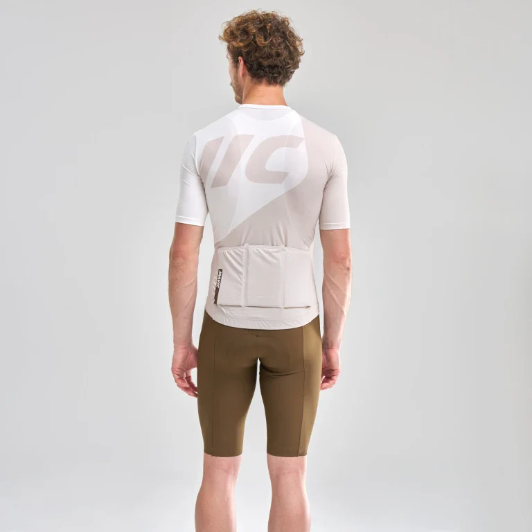 Maillot MAVIC ICON GRAPHIC Manches Courtes Beige - Image 5