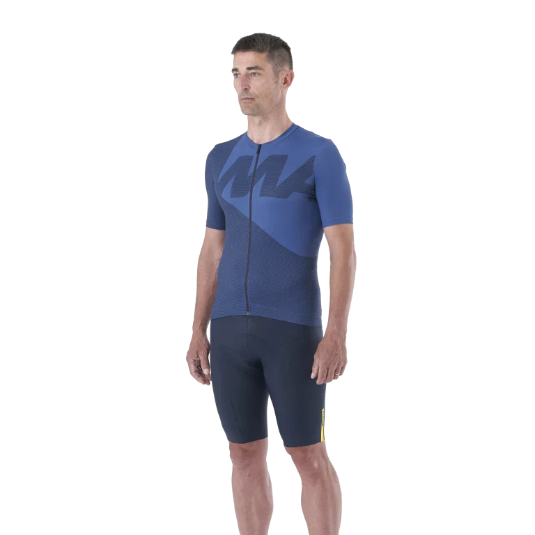Maillot MAVIC ICON GRAPHIC Manches Courtes Bleu - Image 4
