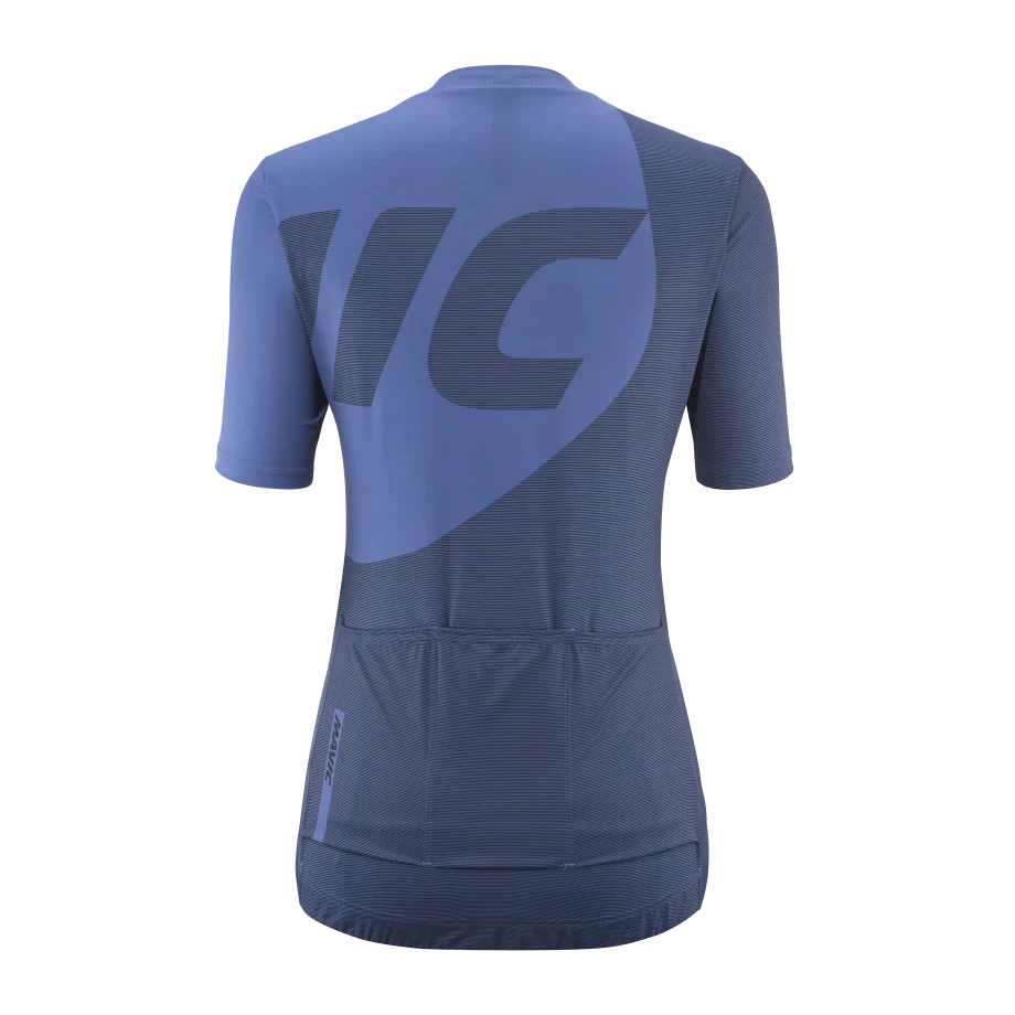 Maillot MAVIC ICON GRAPHIC Manches Courtes Femme Bleu - Image 2