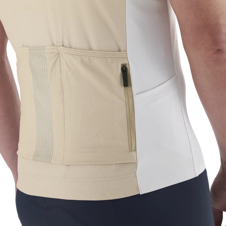 Maillot MAVIC KSYRIUM PRO Manches Courtes Beige - Image 3