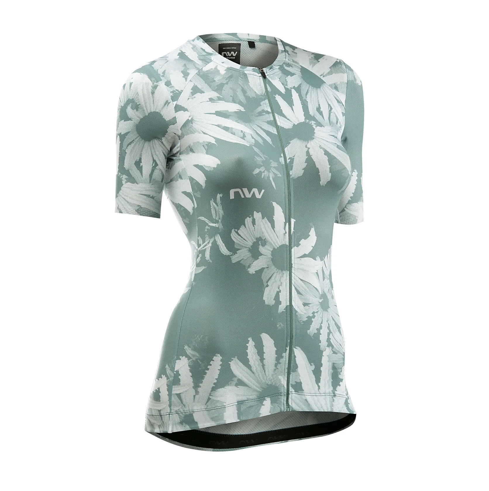 Maillot NORTHWAVE BLADE Femme Manches Courtes Vert Sauge