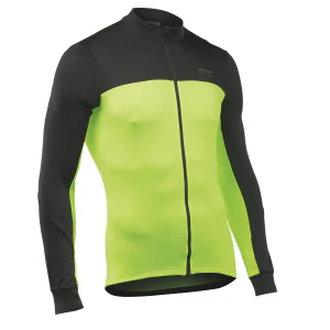 Maillot NORTHWAVE FORCE 2 Manches Longues Jaune/Noir