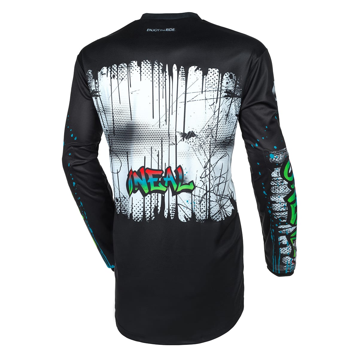 Maillot O'NEAL ELEMENT RANCID Noir/Blanc - Image 2