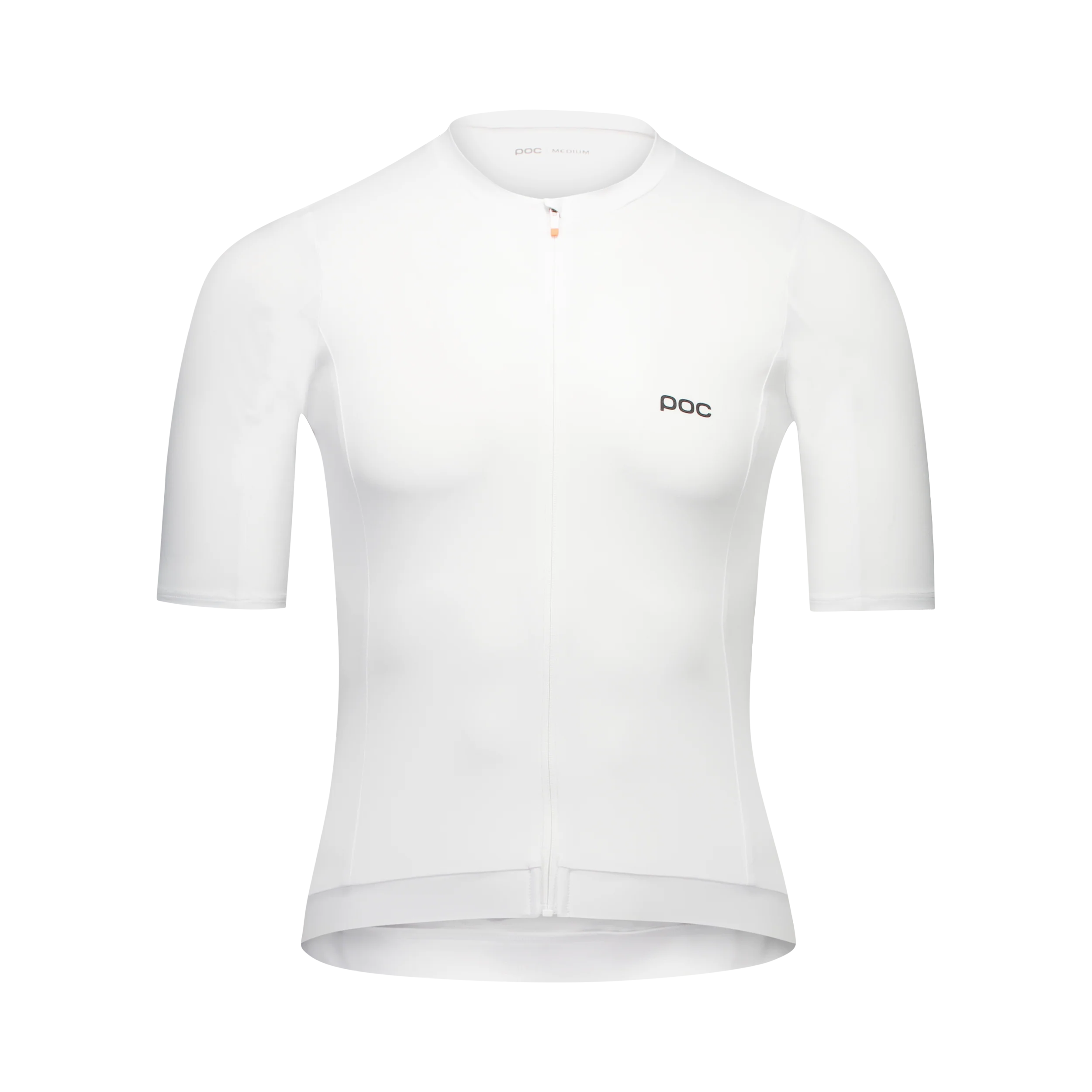 Maillot POC CADENCE Manches Courtes Blanc