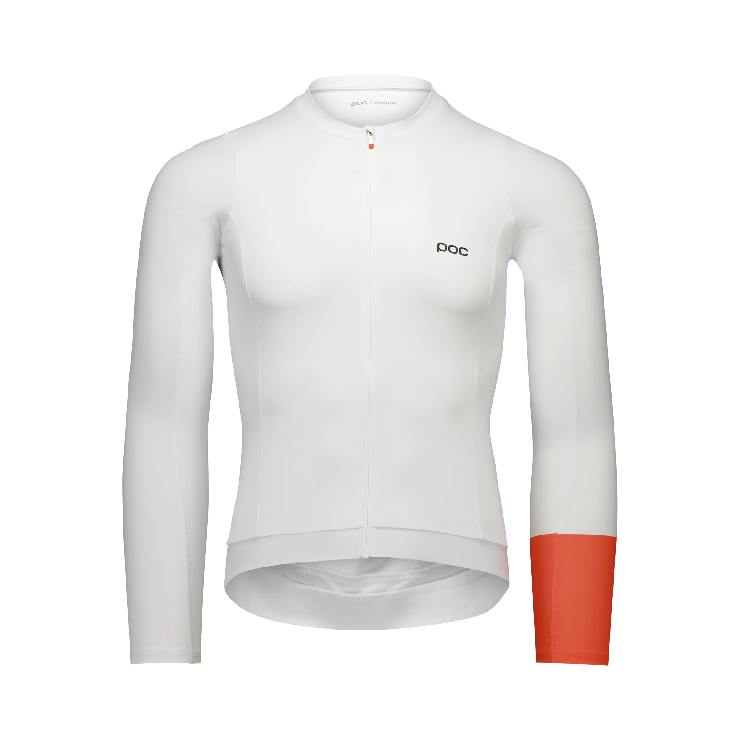 Maillot POC CADENCE Manches Longues Blanc