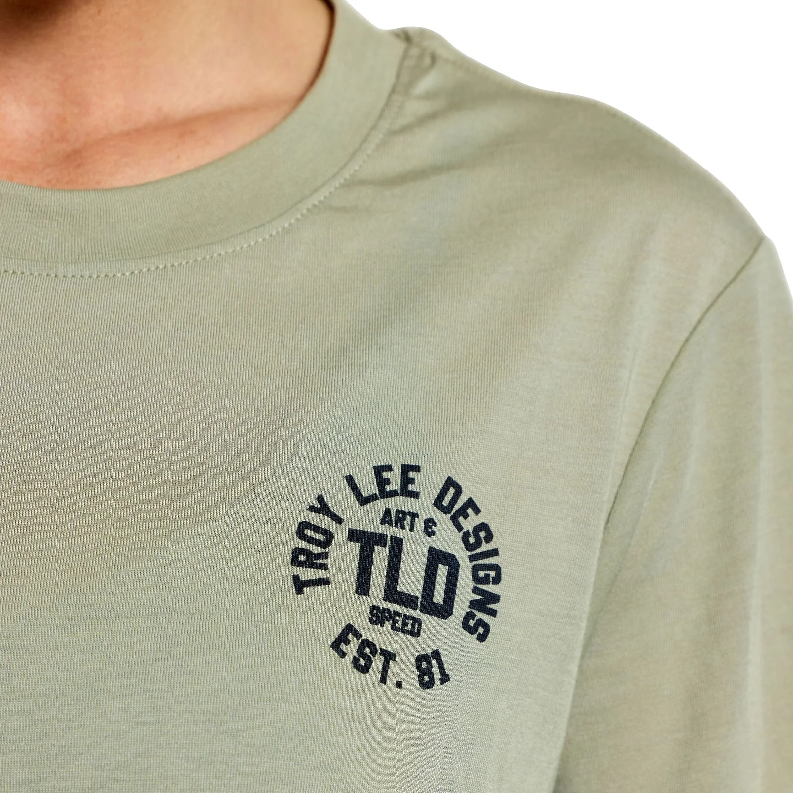 Maillot TROY LEE DESIGNS LILIUM RIDE STAMPS Femme Manches Courtes Sage - Image 5