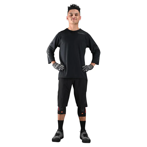Maillot TROY LEE DESIGNS RUCKUS Manches 3/4 Noir - Image 3