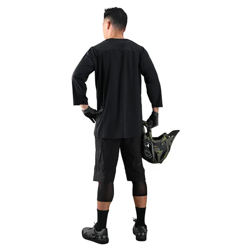 Maillot TROY LEE DESIGNS RUCKUS Manches 3/4 Noir - Image 4