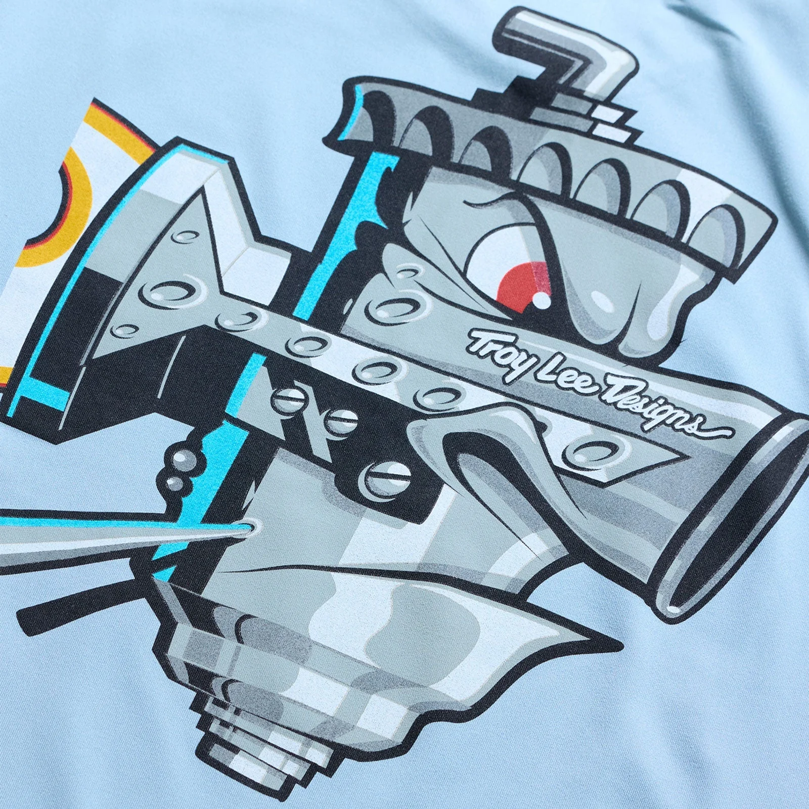 Maillot TROY LEE DESIGNS RUCKUS RIDE CARBS Junior Manches Longues Bleu - Image 7