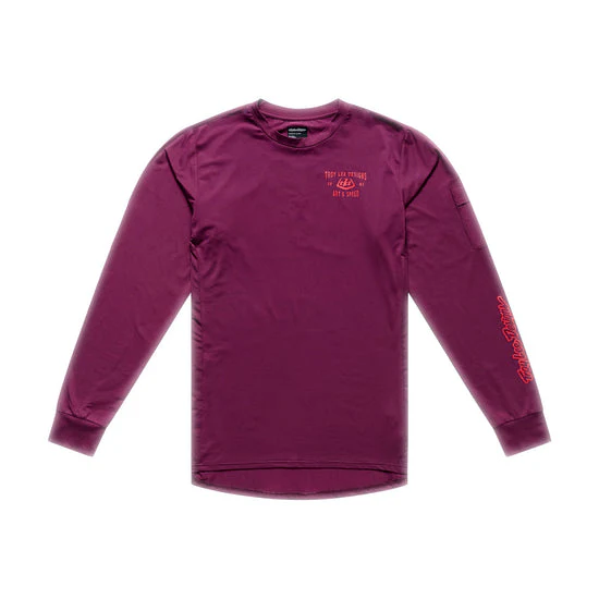 Maillot TROY LEE DESIGNS RUCKUS RIDE LOCKDOWN Manches Longues Sangria