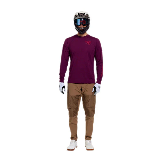 Maillot TROY LEE DESIGNS RUCKUS RIDE LOCKDOWN Manches Longues Sangria - Image 13