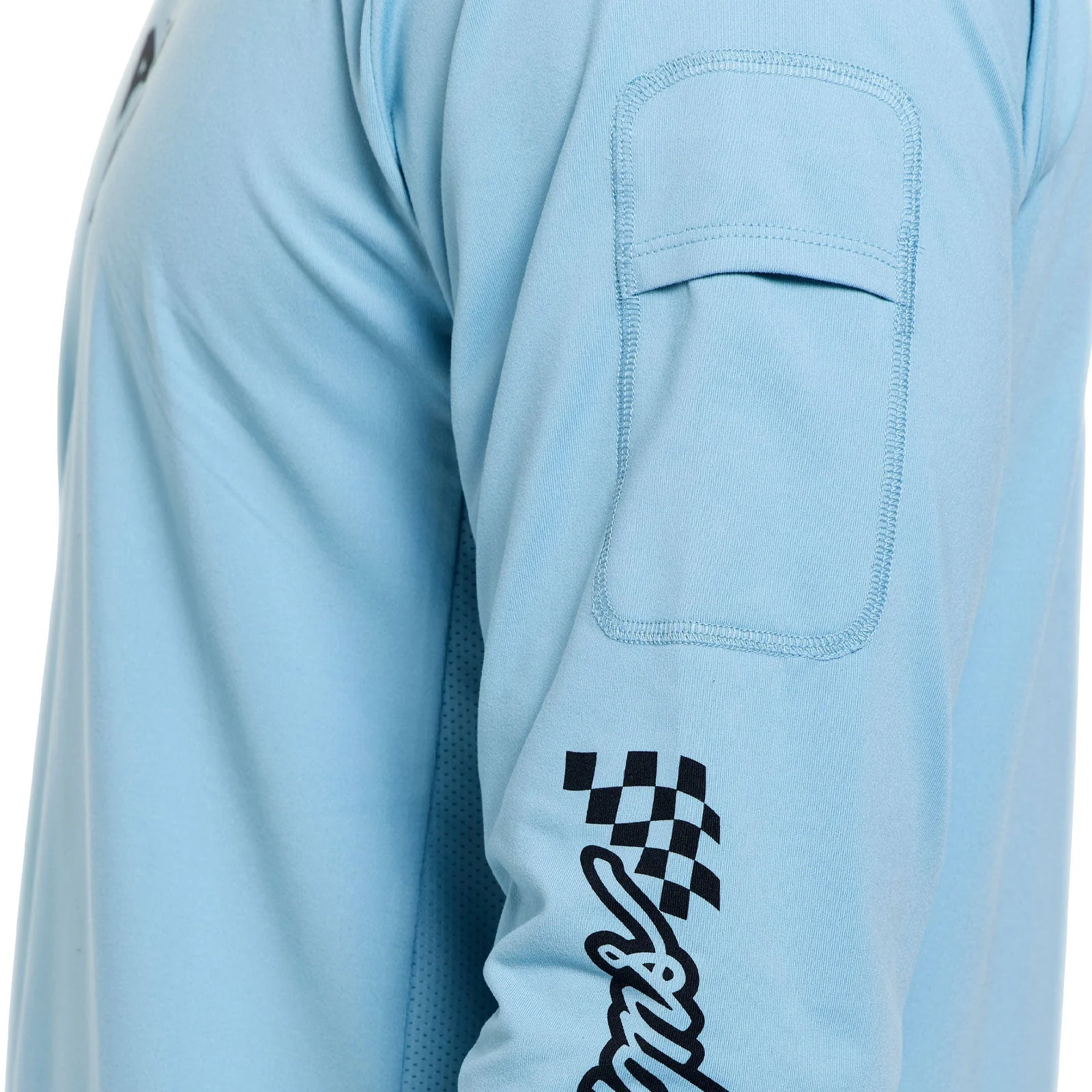 Maillot TROY LEE DESIGNS RUCKUS RIDE WAVES Manches Longues Bleu - Image 14