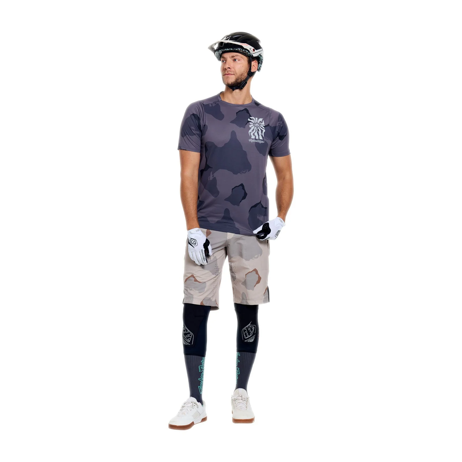Maillot TROY LEE DESIGNS SKYLINE PRO FLOW CAMO Manches Courtes Carbon - Image 3