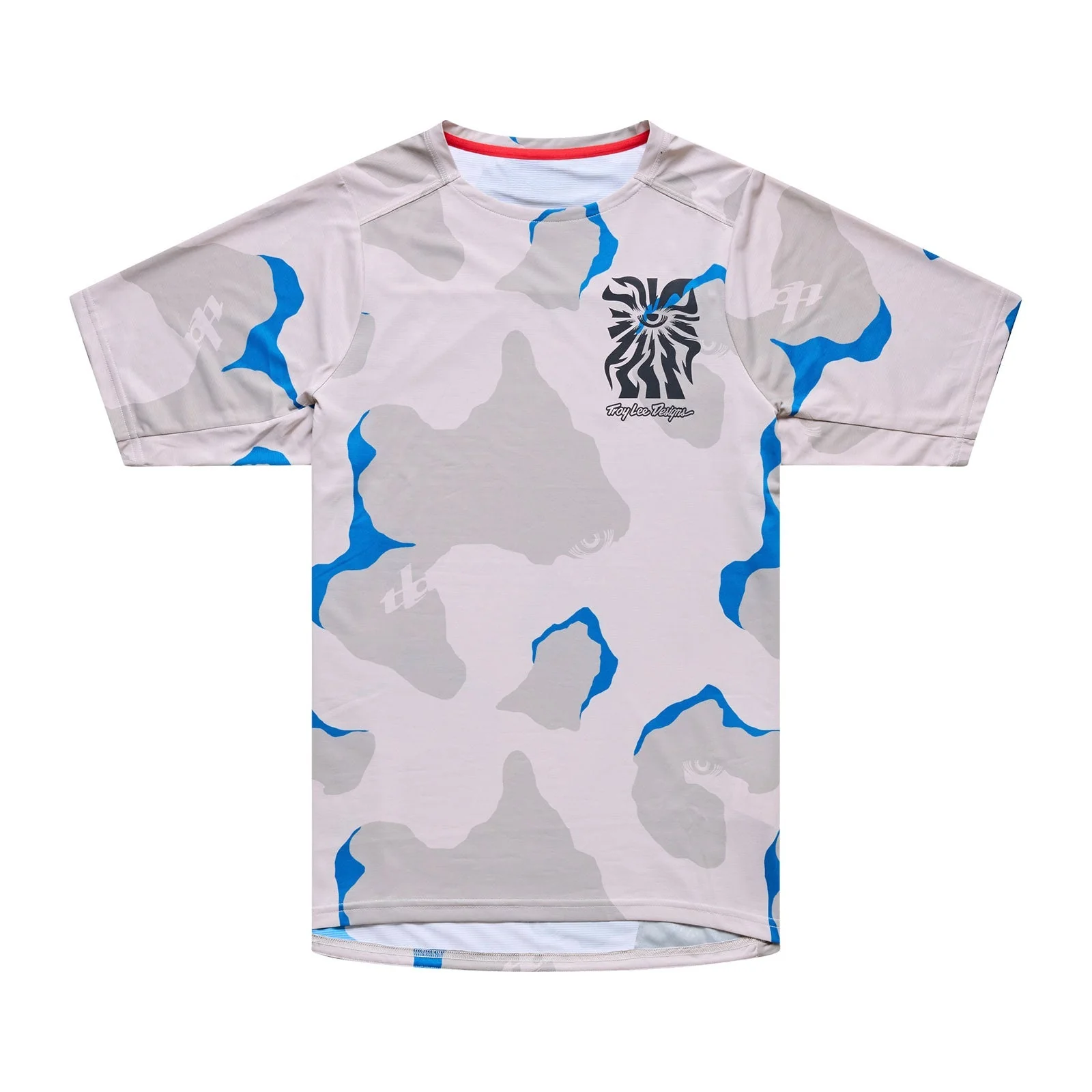 Maillot TROY LEE DESIGNS SKYLINE PRO FLOW CAMO Manches Courtes Pumice