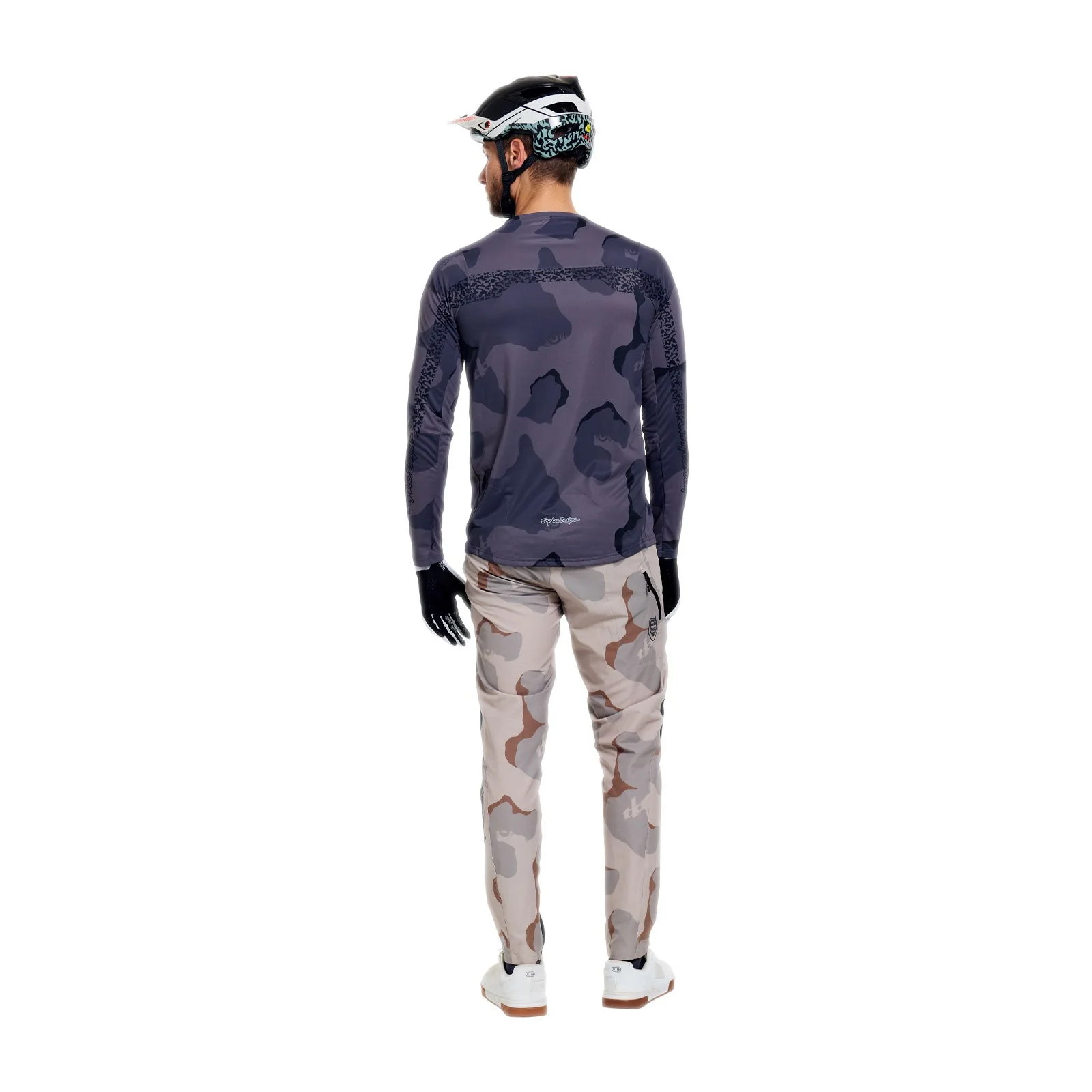 Maillot TROY LEE DESIGNS SKYLINE PRO FLOW CAMO Manches Longues Carbon - Image 5