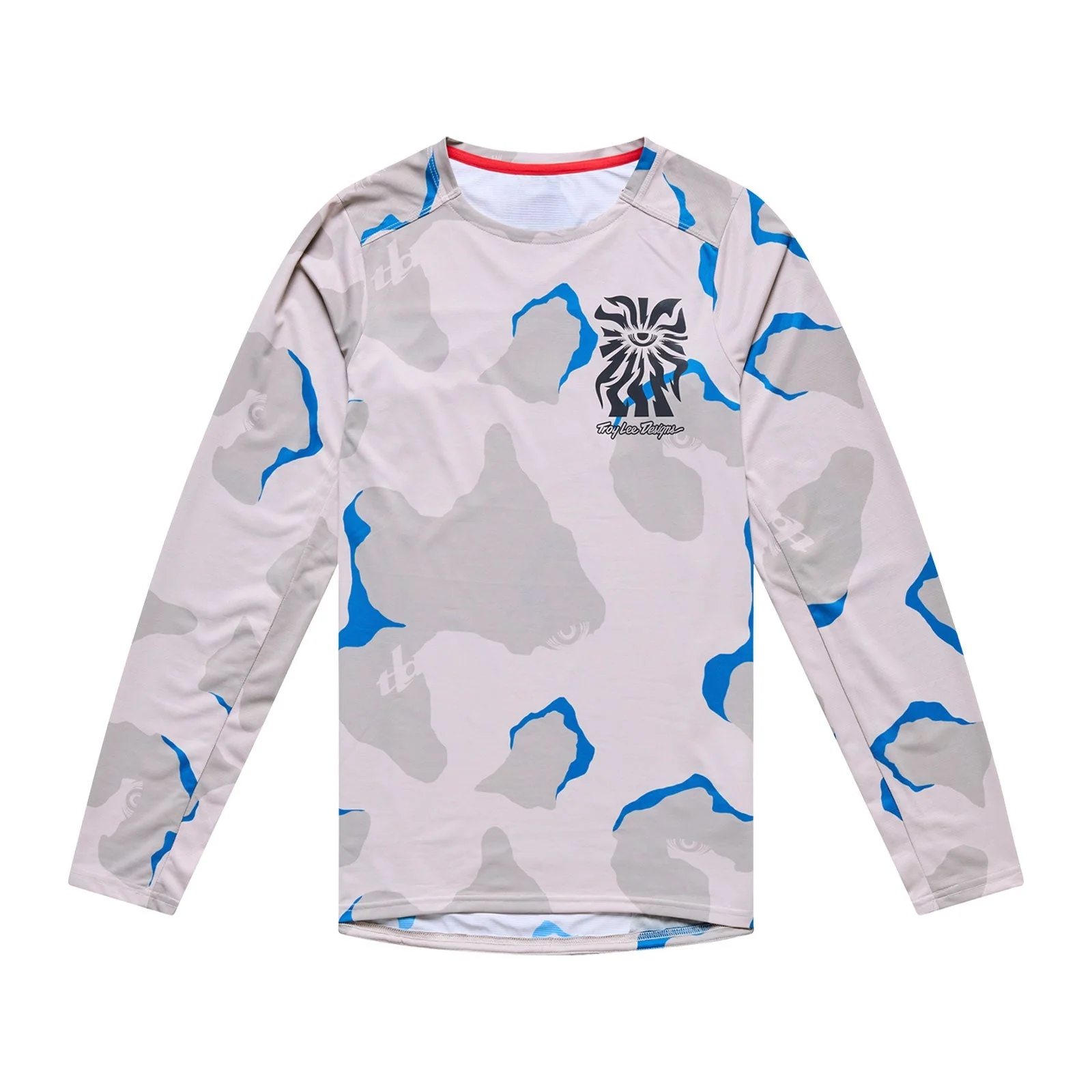 Maillot TROY LEE DESIGNS SKYLINE PRO FLOW CAMO Manches Longues Pumice