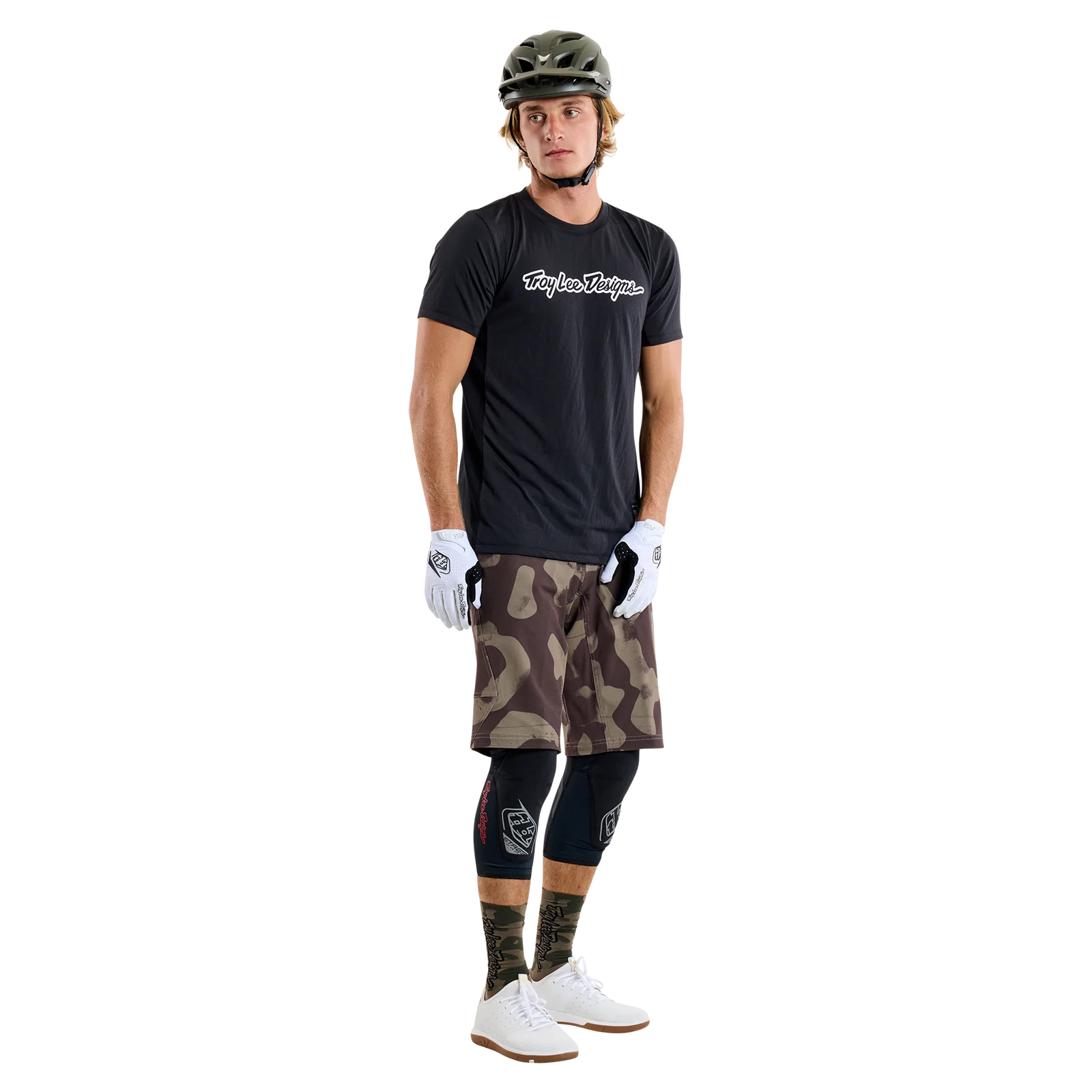 Maillot TROY LEE DESIGNS SKYLINE RIDE TEE SIGNATURE Manches Courtes Noir - Image 5