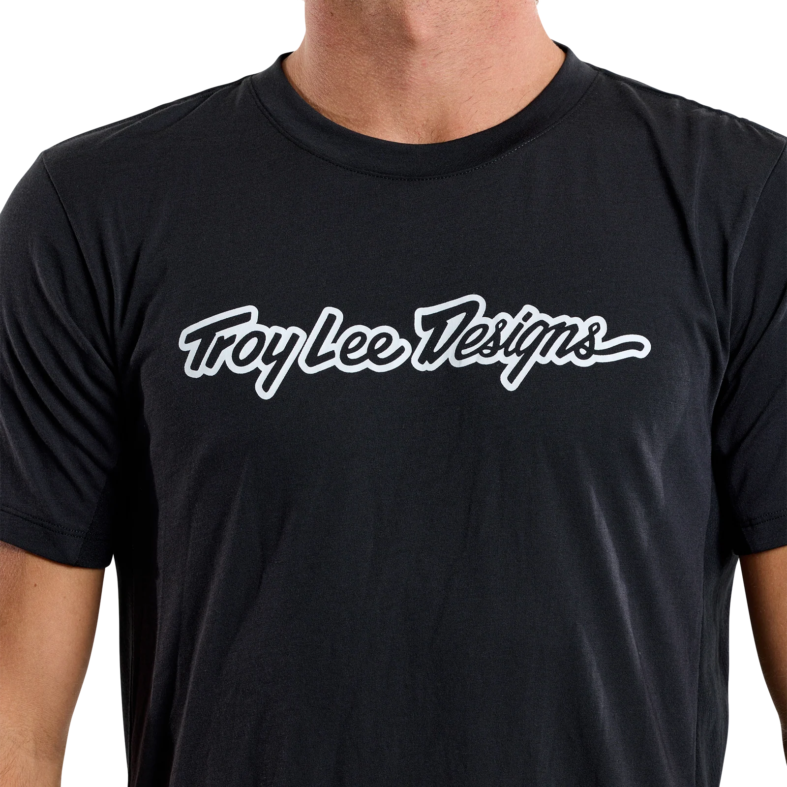 Maillot TROY LEE DESIGNS SKYLINE RIDE TEE SIGNATURE Manches Courtes Noir - Image 7