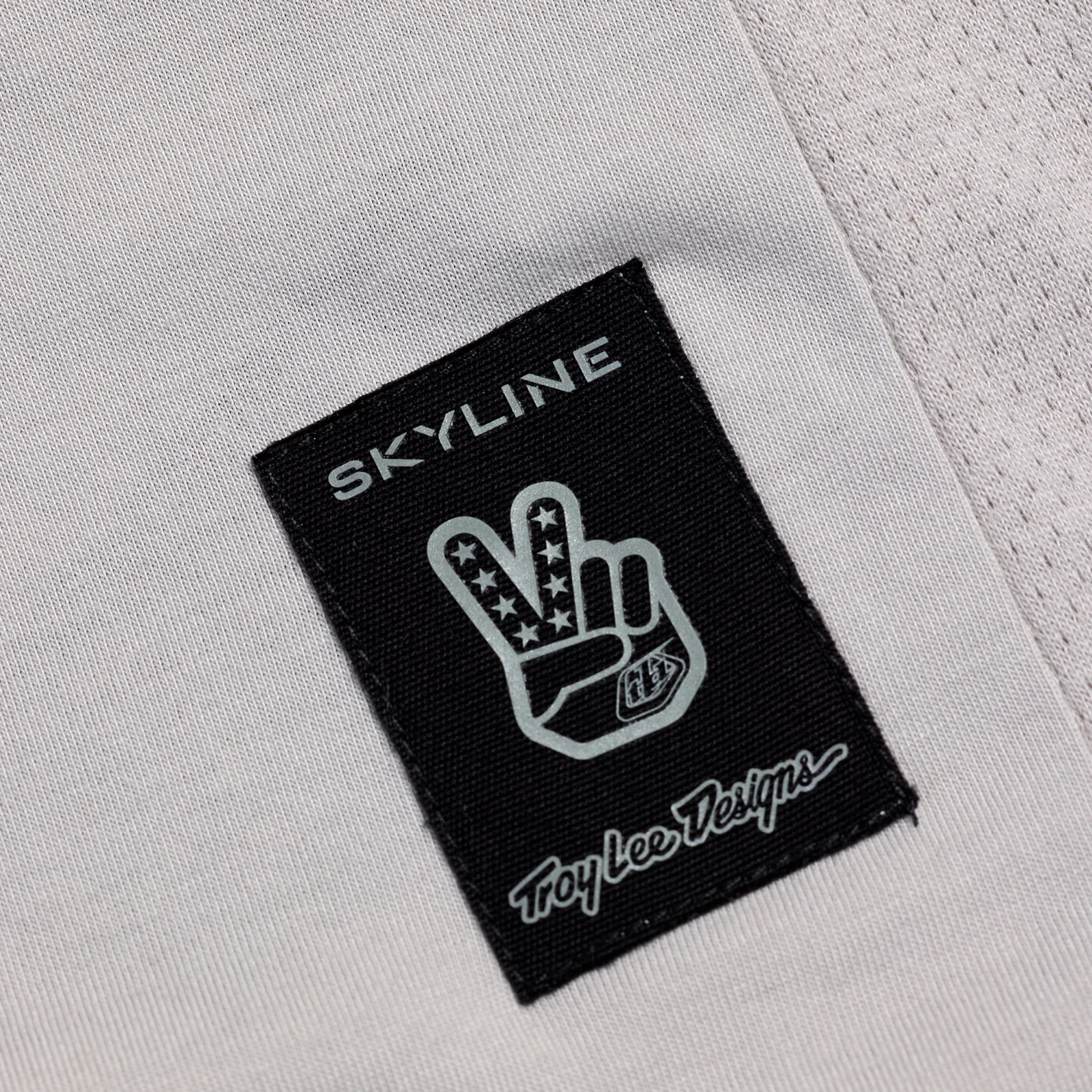 Maillot TROY LEE DESIGNS SKYLINE RIDE TEE SIGNATURE Manches Longues Gris - Image 3