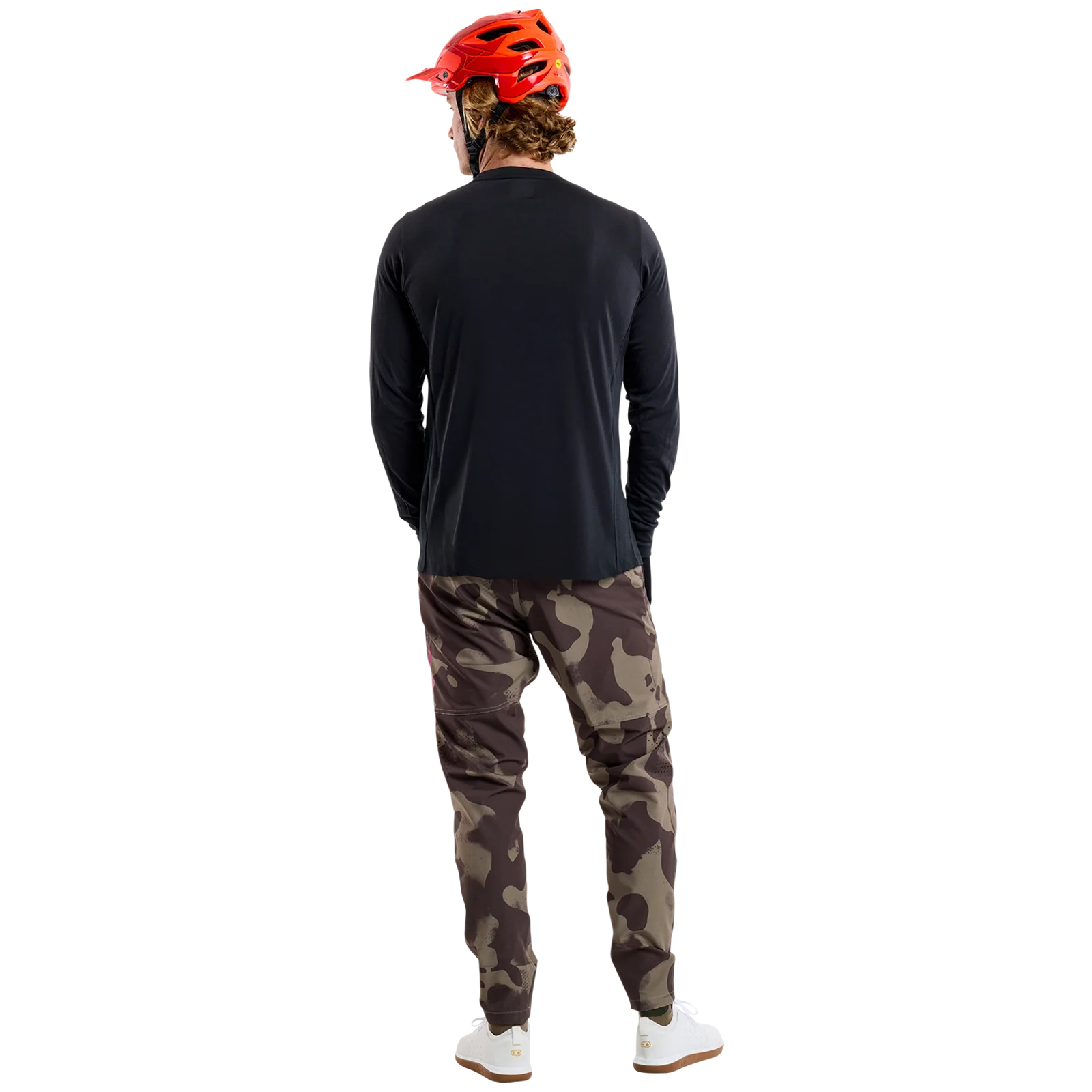Maillot TROY LEE DESIGNS SKYLINE RIDE TEE SIGNATURE Manches Longues Noir - Image 8