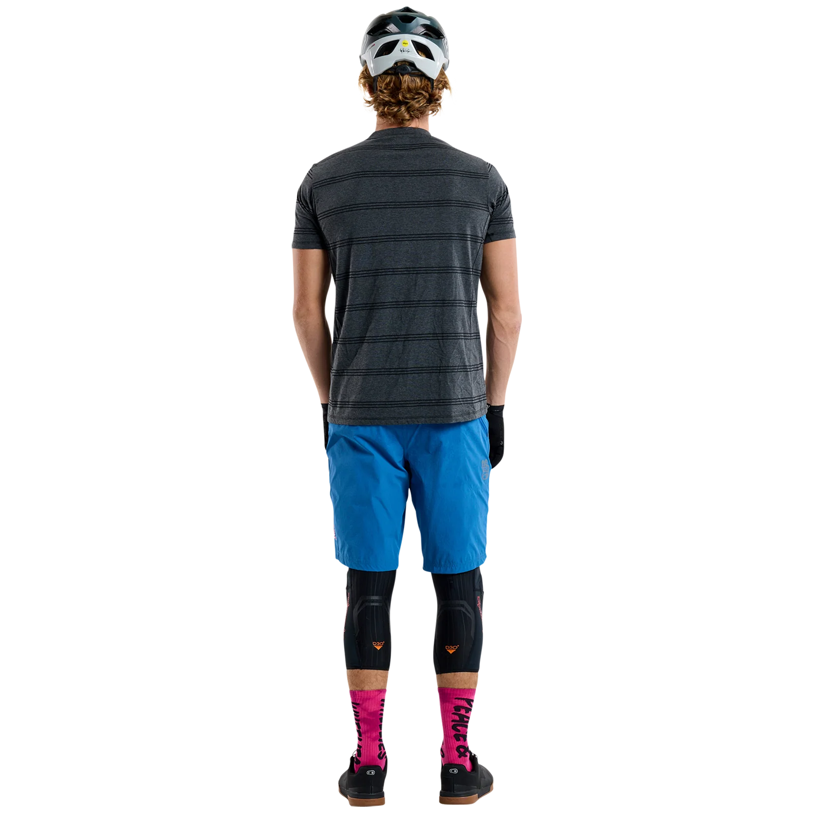 Maillot TROY LEE DESIGNS SKYLINE RIDE TEE WASH OUT Manches Courtes Gris - Image 8