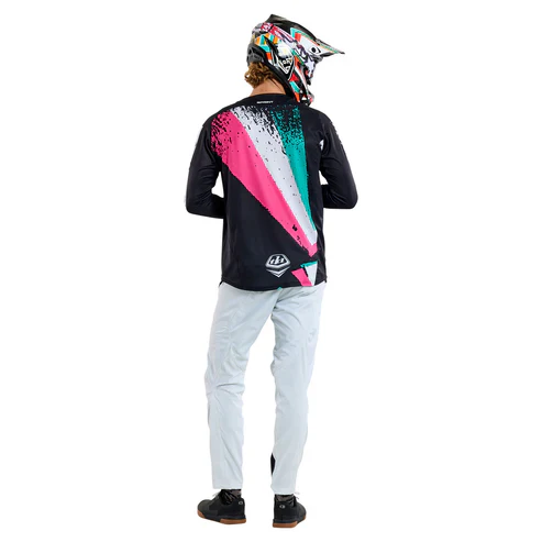 Maillot TROY LEE DESIGNS SPRINT FULL PULL Manches Longues Noir - Image 12