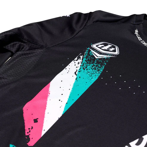 Maillot TROY LEE DESIGNS SPRINT FULL PULL Manches Longues Noir - Image 4