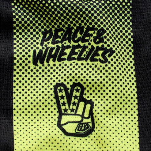 Maillot TROY LEE DESIGNS SPRINT Manches Longues Noir/Jaune - Image 8