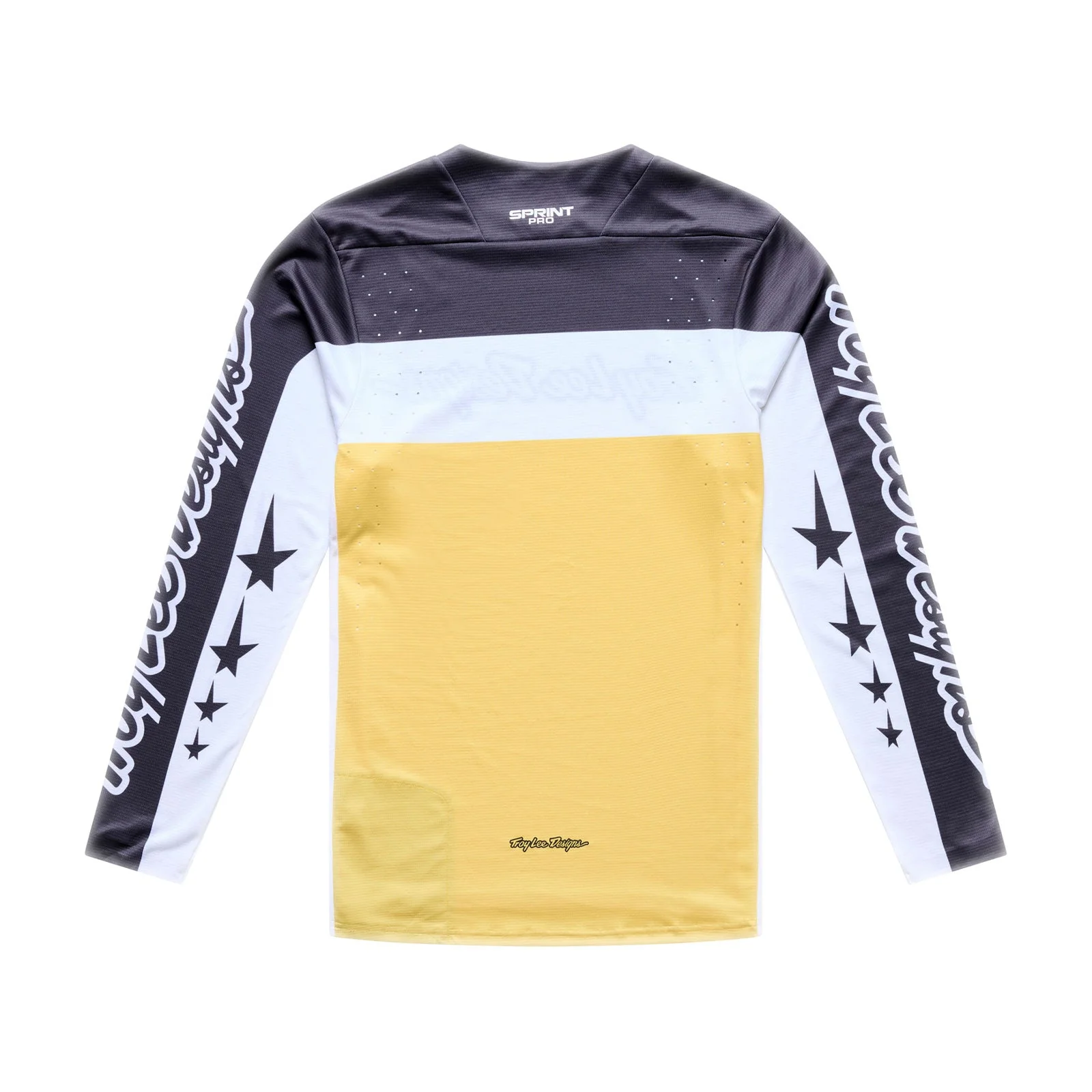 Maillot TROY LEE DESIGNS SPRINT PRO YO MOTO Manches Longues Noir/Jaune - Image 2