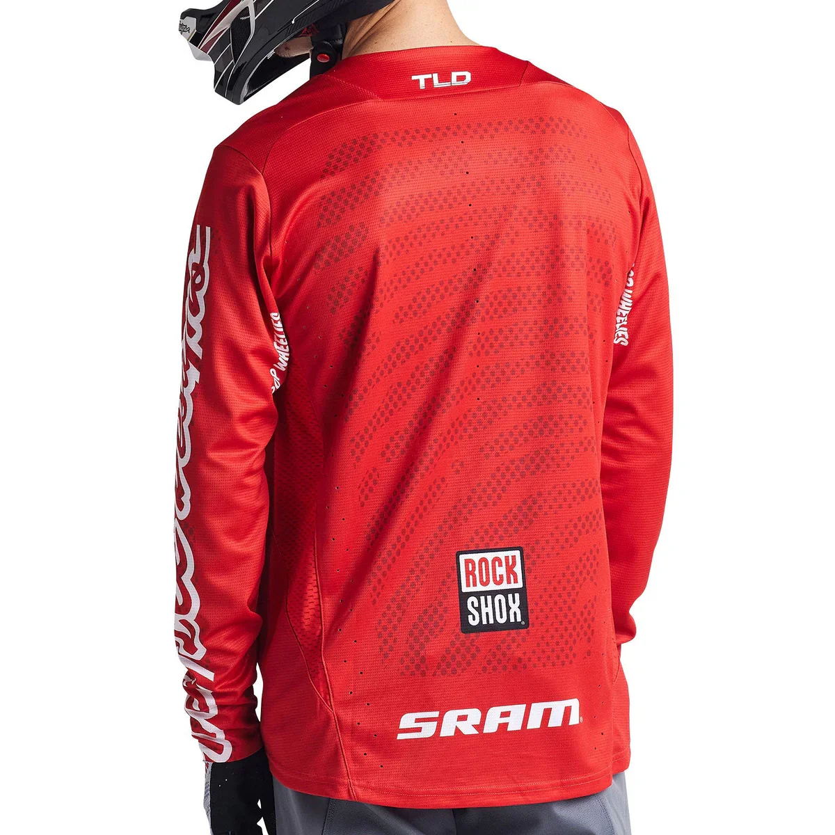 Maillot TROY LEE DESIGNS SPRINT SRAM Manches Longues Rouge - Image 5