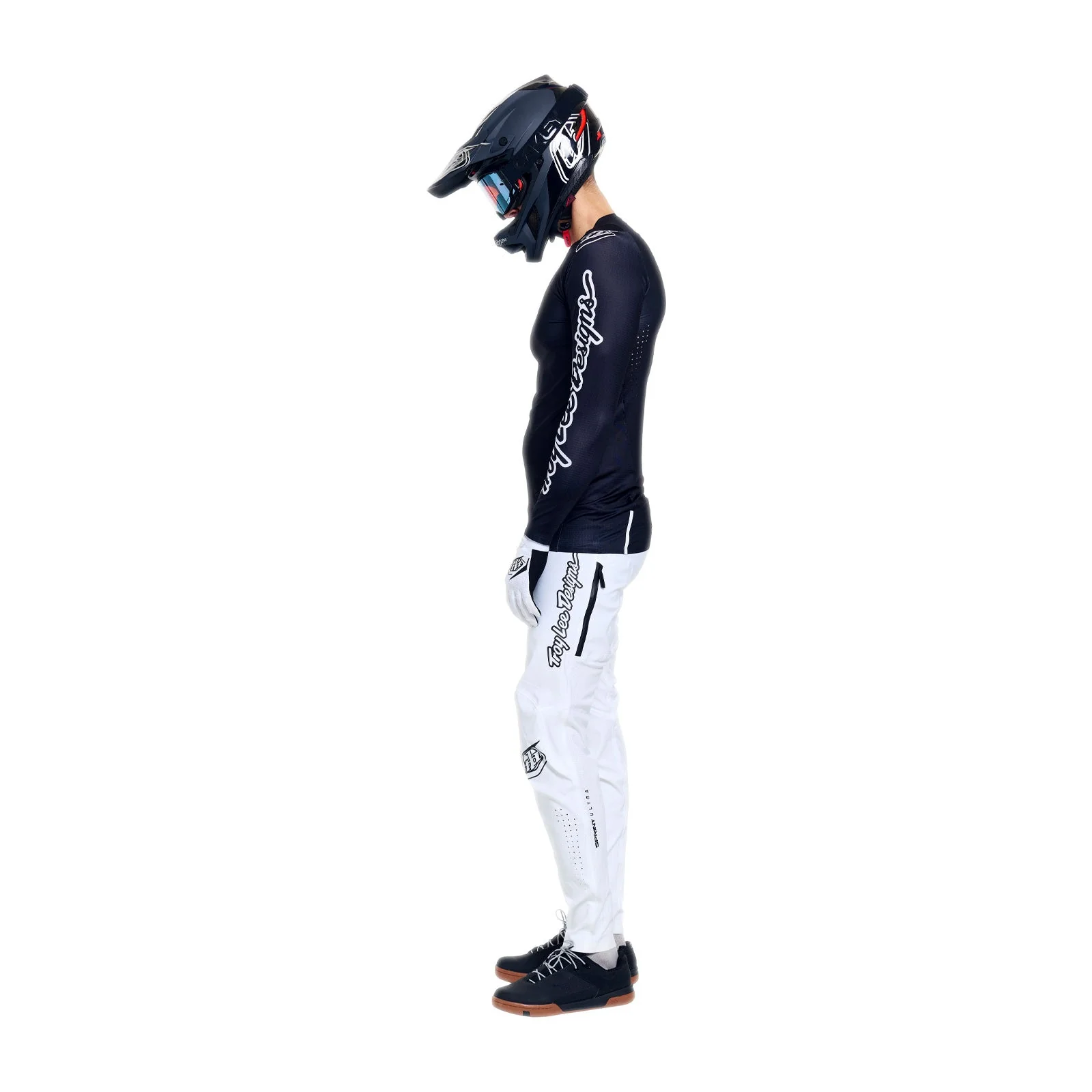 Maillot TROY LEE DESIGNS SPRINT ULTRA MONO Manches Longues Noir - Image 5